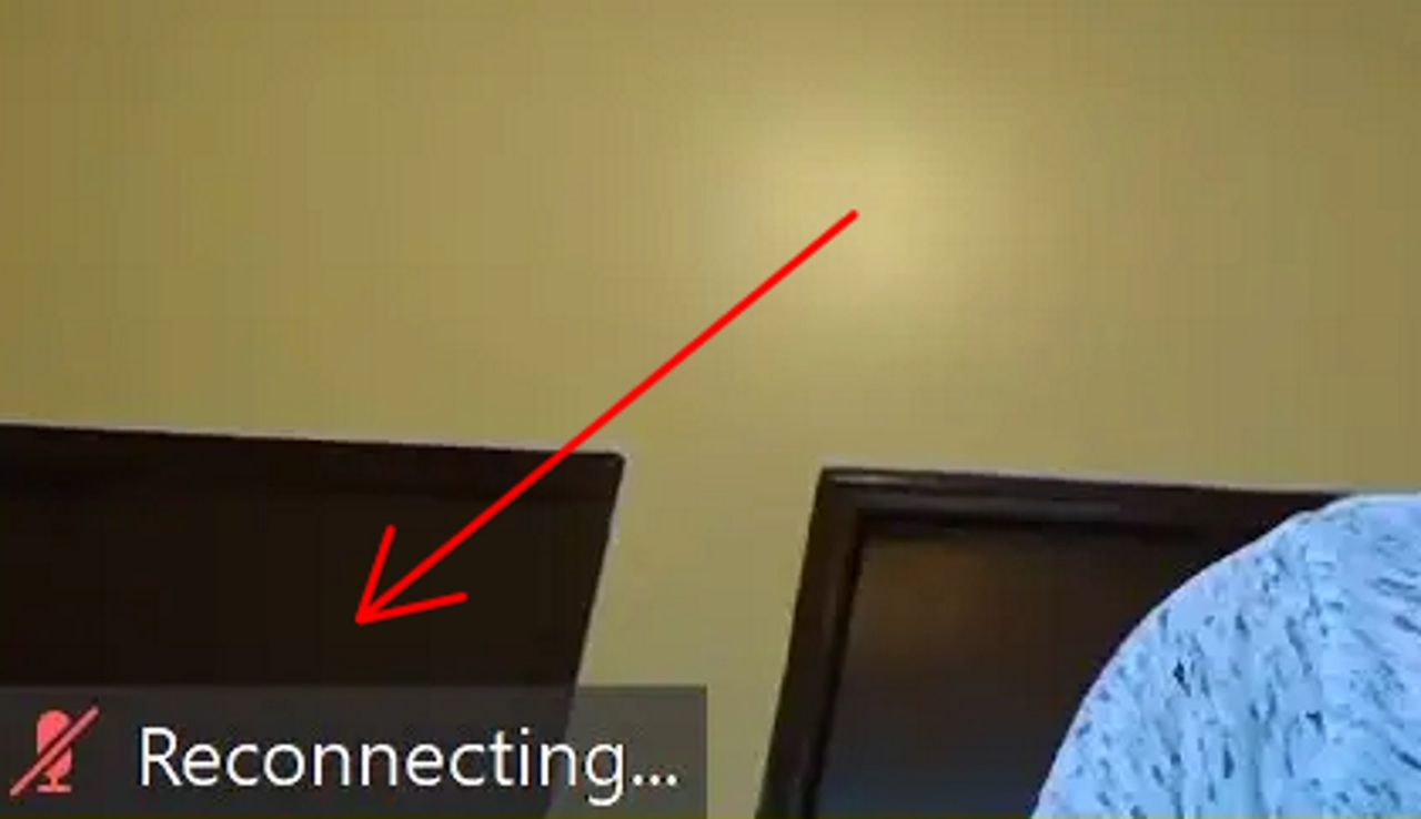 A student wrote his name as RECONNECTING on Zoom application while he was getting a lecture online...